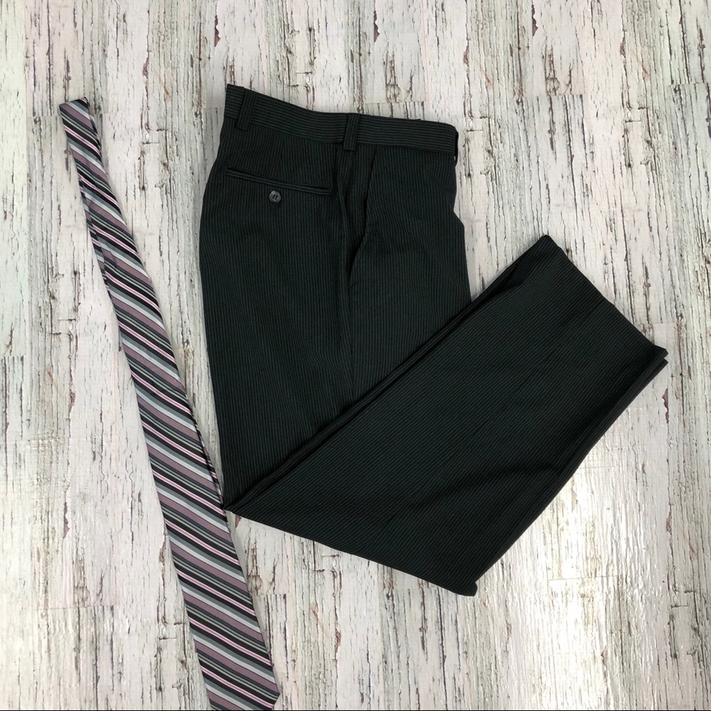 Wilke Rodriguez Gray Stripes Pants Size 34